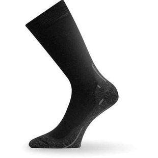 Lasting ponožky PCA 909 z merino vlny, černé, středně silné prodloužené