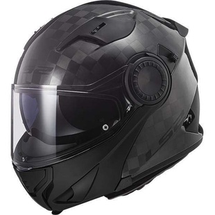 LS2 FF313 VORTEX SOLID Carbon černá matná výklopná karbonová helma na motorku