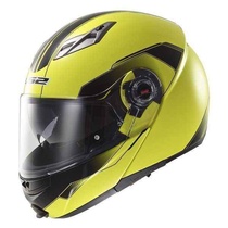 LS2 FF370 SHADOW / QUANTUM gloss yellow - lesklá žlutá vyklápěcí helma na motorku
