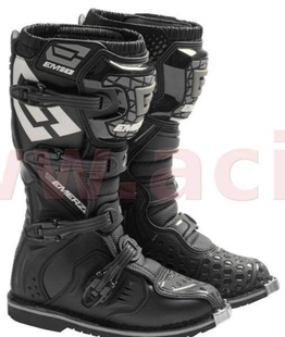 Enduro boty Emerze EM10, černošedé boty na terénní motorky