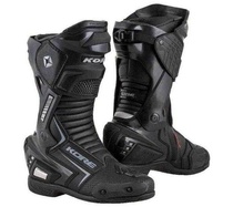Kore Sport 2.0, černé sportovní kožené boty na motorku