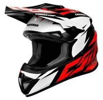 Cassida Cross Cup TWO červená bílá černá krosová helma, přilba na motorku