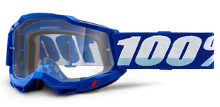 100% MX brýle ACCURI 2 OTG brýle modré, čiré plexi