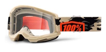 100% MX brýle STRATA 2 brýle Kombat, čiré plexi