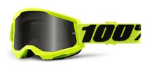 100% MX brýle STRATA 2 Sand brýle žluté, kouřové plexi