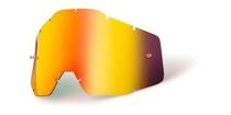 náhradní plexi pro brýle 100% Racecraft/Accuri/Strata červené chrom, Anti-fog