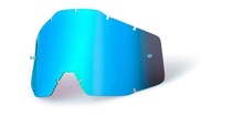 náhradní plexi pro brýle 100% Racecraft/Accuri/Strata modré chrom, Anti-fog