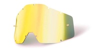 náhradní plexi pro brýle 100% Accuri/Strata dětské zlatý chrom, Anti-fog