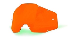 náhradní plexi pro brýle 100% Racecraft/Accuri/Strata oranžové, Anti-fog