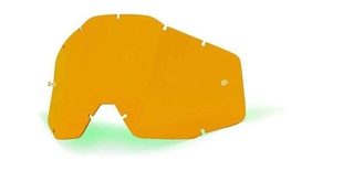 náhradní plexi pro brýle 100% Racecraft/Accuri/Strata tmavě oranžová, Anti-fog