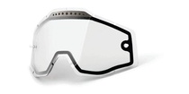 náhradní plexi pro brýle 100% Dual Racecraft/Accuri/Strata čiré Vented, Anti-fog