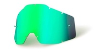 náhradní plexi pro brýle 100% Accuri/Strata dětské zelené chrom, Anti-fog