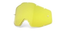 náhradní plexi pro brýle 100% Injected Racecraft/Accuri/Strata žluté, Anti-fog