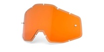 náhradní plexi pro brýle 100% Injected Racecraft/Accuri/Strata oranžové, Anti-fog