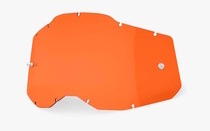 náhradní plexi pro brýle 100% plexi Racecraft 2/Accuri 2/Strata 2, oranžové, Anti-fog