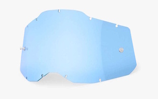 náhradní plexi pro brýle 100% plexi Racecraft 2/Accuri 2/Strata 2, modré, Anti-fog