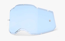 náhradní plexi pro brýle 100% plexi Injected Racecraft 2/Accuri 2/Strata 2, modré, Anti-fog