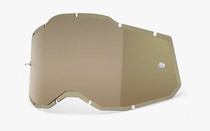 náhradní plexi pro brýle 100% plexi Injected Racecraft 2/Accuri 2/Strata 2, olivové chrom, Anti-fog