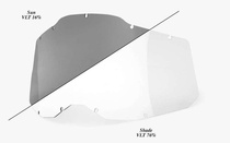 náhradní plexi pro brýle 100% plexi Racecraft 2/Accuri 2/Strata 2, fotochromní, Anti-fog