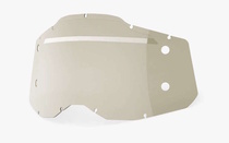 náhradní plexi pro brýle 100% plexi Forecast Racecraft 2/Accuri 2/Strata 2, kouřové s čepy, Anti-fog