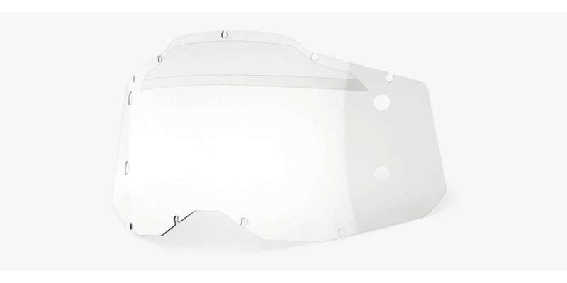 náhradní plexi pro brýle 100% plexi ACCURY 2 dětské FORECAST, čiré, Anti-fog