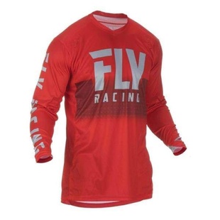FLY RACING LITE 2019 dres na motokros, barva červená šedá