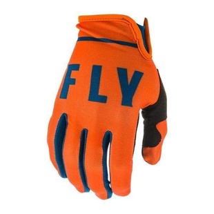FLY RACING LITE 2020 rukavice na motokros, barva oranžová navy
