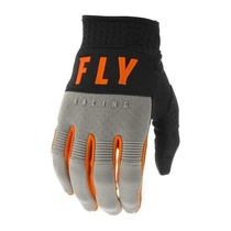 FLY RACING F-16 2020 rukavice na motokros, barva šedá černá oranžová