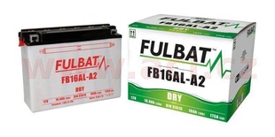 Motobaterie Fulbat 12V, FB16AL-A2, 16Ah, 175A, konvenční 207x71,5x164 (včetně balení elektrolytu) pro BUELL M2 1200 CYCLONE rok výroby 2001