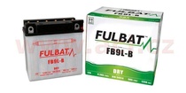 Motobaterie Fulbat 12V, FB9L-B, 9Ah, 130A, konvenční 135x75x139 (včetně balení elektrolytu)