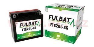 Motobaterie Fulbat 12V, CBTX20L-BS, 18Ah, 270A, bezúdržbová MF AGM 175x87x155, (včetně balení elektrolytu) pro BUELL S3 1200 THUNDERBOLT rok výroby 1998