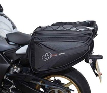 Boční textilní brašny na motorku P60R, OXFORD, černé, objem 60 litrů