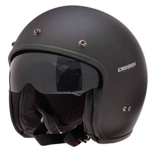 Cassida Oxygen JET otevřená helma na motorku, černá matná