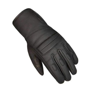 Kožené rukavice Ozone Rookie CE, černé rukavice na motorku