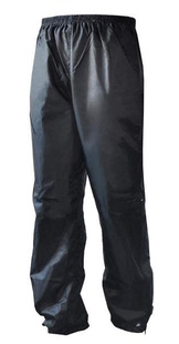 Ozone MARIN černé nepromokavé kalhoty do deště na motorku