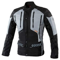 Pánská textilní moto bunda OZONE TOUR II černá šedá bunda na motorku