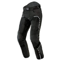 Kalhoty na motorku Ozone Jet II, černé textilní letní kalhoty