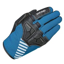 Racer PRO modré motokrosové rukavice