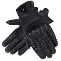 Kožené rukavice Rebelhorn Thug II, perforované černé rukavice