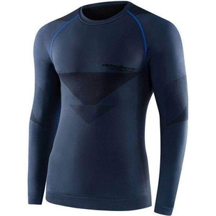 Termoaktivní tričko Rebelhorn Freeze, černé tmavě modré termoprádlo s dlouhým rukávem do horka
