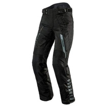 Zkrácené kalhoty na motorku Rebelhorn Hiker II černé textilní moto kalhoty