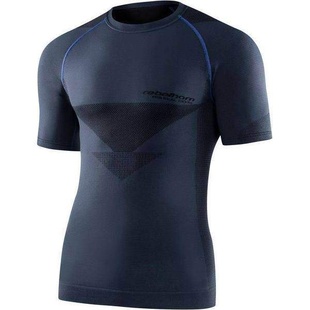 Termoaktivní tričko Rebelhorn Freeze, černé tmavě modré termoprádlo s krátkým rukávem do horka