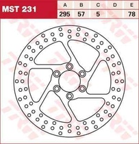 TRW MST231 brzdový kotouč, přední