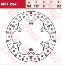 TRW MST234 brzdový kotouč, přední