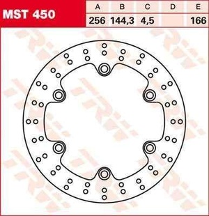 TRW MST450 brzdový kotouč, přední