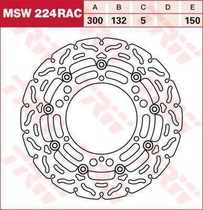 TRW MSW224RAC brzdový kotouč, přední
