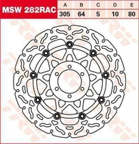 TRW MSW282RAC brzdový kotouč, přední
