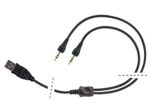 USB nabíjecí kabel pro 2 jednotky Interphone serie XT a MC
